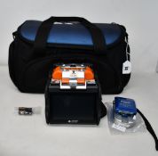 A Sumitomo Electric HD core alignment fusion splicer Sumitomo Electric Handy Cleaver FC-7 (TYPE-