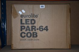 A Eurolite Par-64 LED 100w COB Light Fixture Zoom.