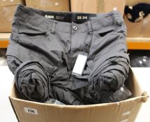 Nine pairs of assorted as new G-Star Raw cargo pants.