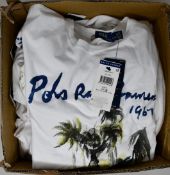 Twelve as new Ralph Lauren 1967 T-shirts (Assorted sizes - RRP £30 each, please note these items