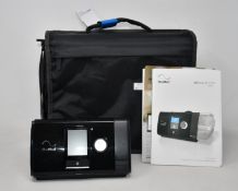 An as new ResMed AirSense Elite 10 CPAP machine.