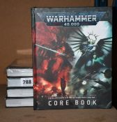 Five Warhammer 40,000 Core Books (English, some minor damage).