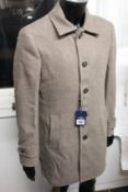 An as new Hackett London wool coat (Size 40).