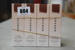 Eight boxed as new Morphe Filter Effect Soft-Focus Foundations (28ml, Deep 33).