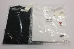 Two as new Alexandre Mattiussi Ami T- shirts (XS - RRP £80 each).