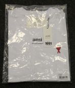 Three as new Alexandre Mattiussi Ami white T- shirts (M - RRP £80 each).
