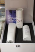 A boxed as new Ioniq Skincare device with a Body and a Sun cartridge.