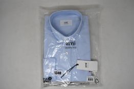 An as new Alexandre Mattiussi Ami Oxford blue shirt (T41 - RRP £160).