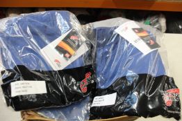Seven pairs of as new Red Wing 66211 flame resistant, anti-static work trousers in blue (Assorted