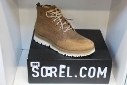 A pair of as new Sorel Atlis chukka waterproof boots (UK 11).