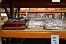 Seven various items of children's as new Garbo&Friends bedding to include Clover and Bluebell Muslin