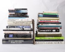 A Collection of antique reference books to include Handbook of Pottery & Porclain Marks by JP