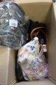 Three as new Desigual bags, ladies trousers (UK 8), tracksuit style jacket (M) and Dahlia jacket (UK