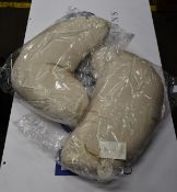 Five as new Konges Sloejd Organic Kapok Nursery Pillows.