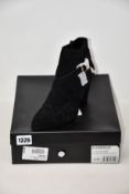 A pair of as new Biba black suede western strap ankle boots (UK 6).