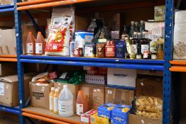 A quantity of miscellaneous foods, confectionery and related to include olive oils, pasta and