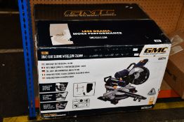 A GMC 1800W Quad Bar Sliding Mitre Saw (GCMS255).