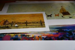 Thirty nine Prints of Artworks By Sam Toft and Other Artists, All on paper, Printed by 'The Art