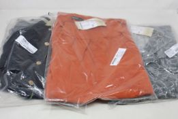 Eleven items of as new Gudrun Sjoden clothing to include tops, trousers, cardigans and coat.