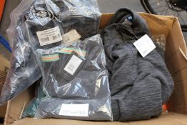 As new Burton outdoor wear clothing; boys Symbol jacket (M), women's Oak Crew sweatshirt (M),