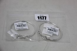 Two as new Pandora Infinity Knot Bangles.