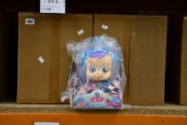 Sixteen as new Cry Babies Fantasy Tina blue dinosaur interactive dolls (RRP £19.99 each).