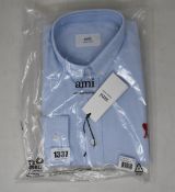 An as new Alexandre Mattiussi Ami Oxford blue shirt (T42 - RRP £160).