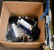 Assorted ABUS security items to include a Granit 460 Lock and 8KS Chains.