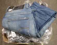 Fourteen pairs of assorted as new G-Star Raw jeans.