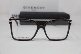 A pair of as new Givenchy glasses frames.