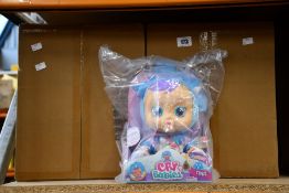 Sixteen as new Cry Babies Fantasy Tina blue dinosaur interactive dolls (RRP £19.99 each).