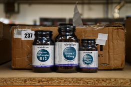 Assorted Viridian supplements to include Pureway Extra C (120 capsules), Vegan Multi (30 capsules)