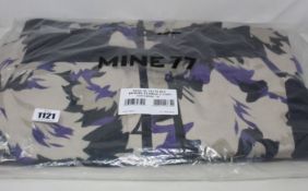 An as new Mine 77 Min 3L Tech jacket in desert floral camo (M).