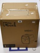 A boxed as new Thomann The Box Pro MBA1 battery powered mobile speaker.