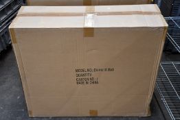 A boxed as new Diamond Biofuel Gel Fireplace in Black (Box sealed).