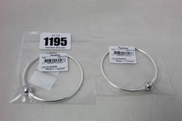 Eight as new Pandora Moments Bangles.