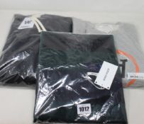 Two Wood Wood scarves, a Double A by Wood Wood Jess sweatshirt (S - RRP 125) and Ian hoodie (L - RRP