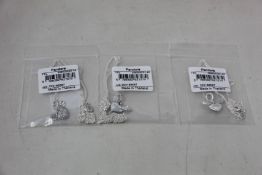 Eight as new Pandora Pavé Heart and Angel Wings Necklaces.