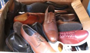 Thirty pairs of men's as new Charles Trywhitt footwear to include dress shoes and trainers (Assorted