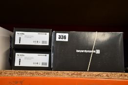 Four Beyerdynamic TG V35s Dynamic Vocal Microphones.