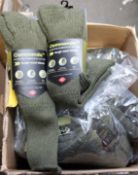 Twenty four pairs of as new Commando tough wool blend socks (RRP £8 each).