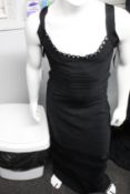 An as new Herve Leger dress in black (XXS - No tag but Herve Leger return label still attached).