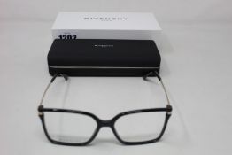 A pair of as new Givenchy glasses frames.