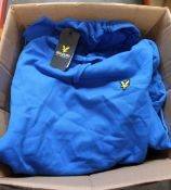 Seven as new Lyle & Scott hoodies in blue (Assorted sizes - RRP £65 each).