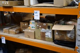 A miscellaneous assortment of pet and related items.