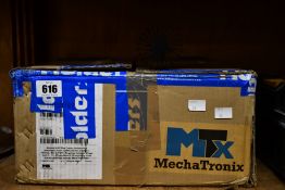 A large quantity of MechaTronix Modular LED star coolers/heatsinks for spot and downlights (