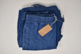 Three pairs of as new A.P.C. Kaplan shorts (S, M, L - RRP £85 each).