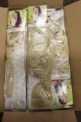 A large quantity of as new Xpression Ultra Braid 613 Hair Extensions in bleach blonde (Approximately