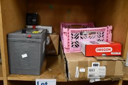 A quantity of miscellaneous batteries.