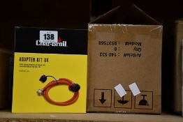Six boxed as new Char-Broil Adapter Kits UK.